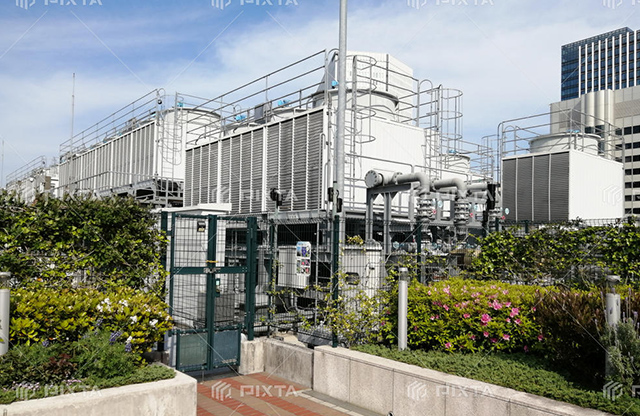 Coupling for cooling tower